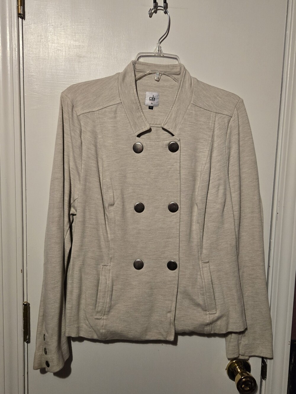 Large Oatmeal Cabi Jacket